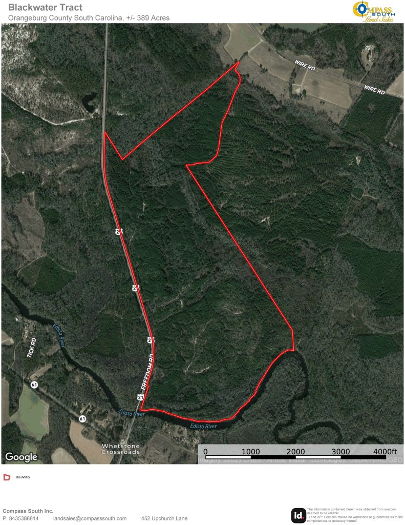 Blackwater Tract Aerial Map 