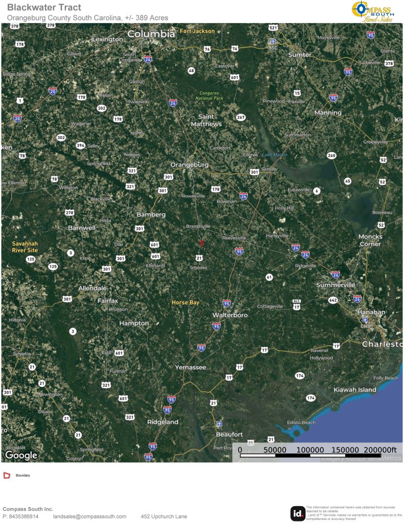 Blackwater Tract Location Map 1