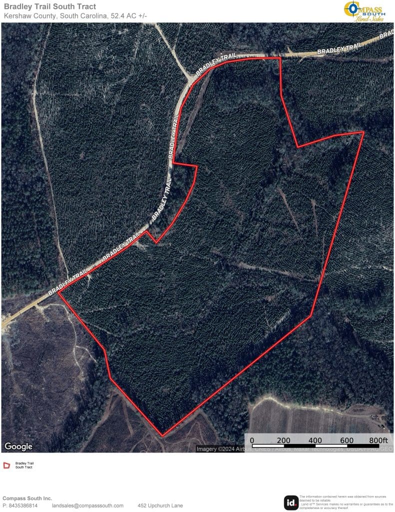 Bradley Trail South Tract Aerial 