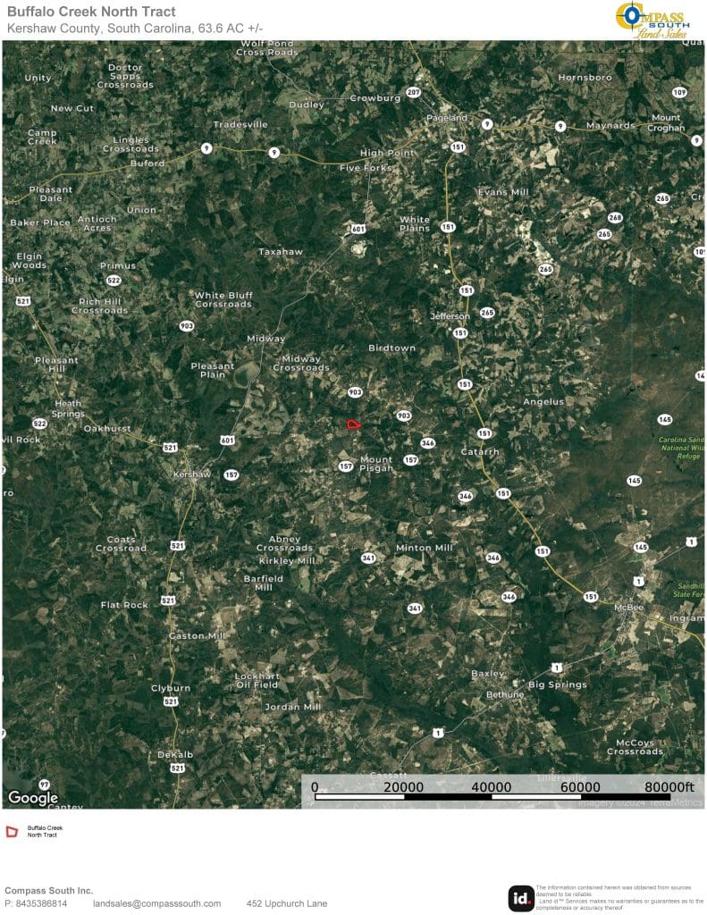 Buffalo Creek North Tract Location 