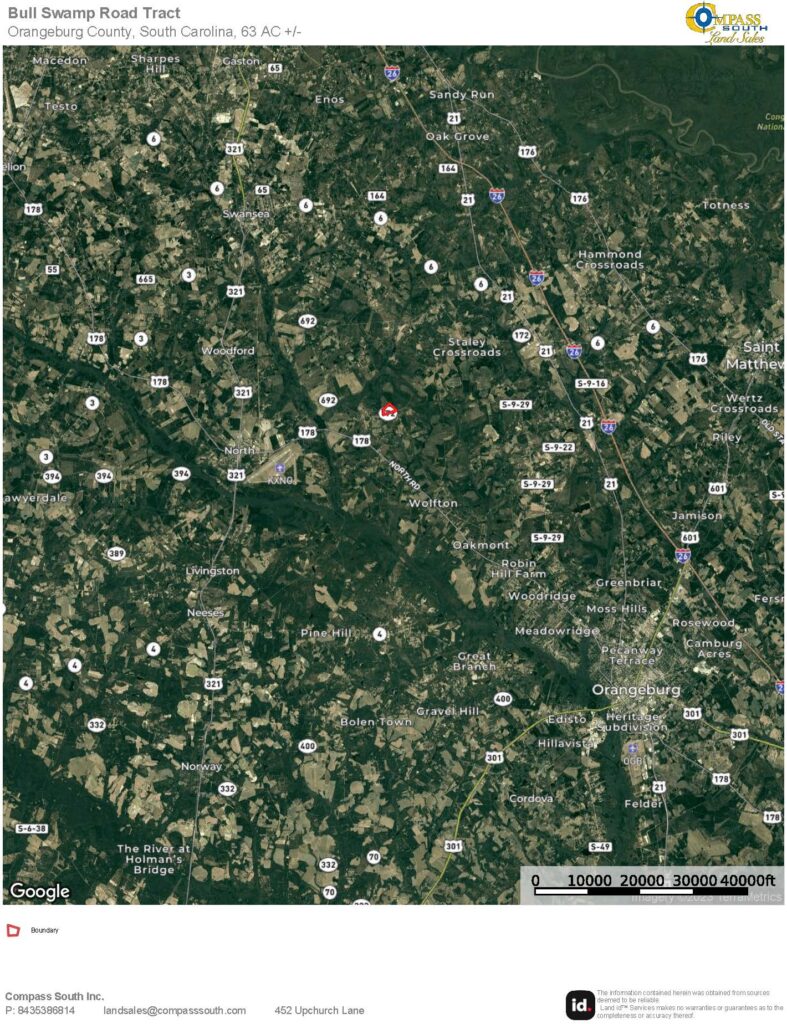 Bull Swamp Road Tract Location Map 2