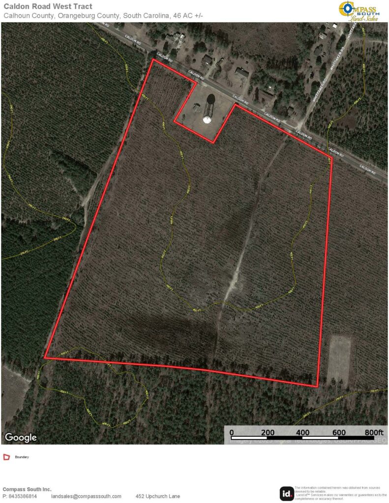 Caldon Road West Tract Aerial Map 2