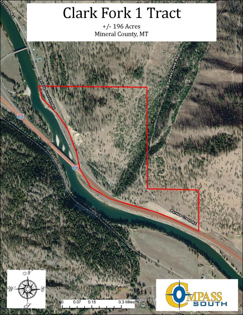 Clark Fork 1 Tract Aerial Map 