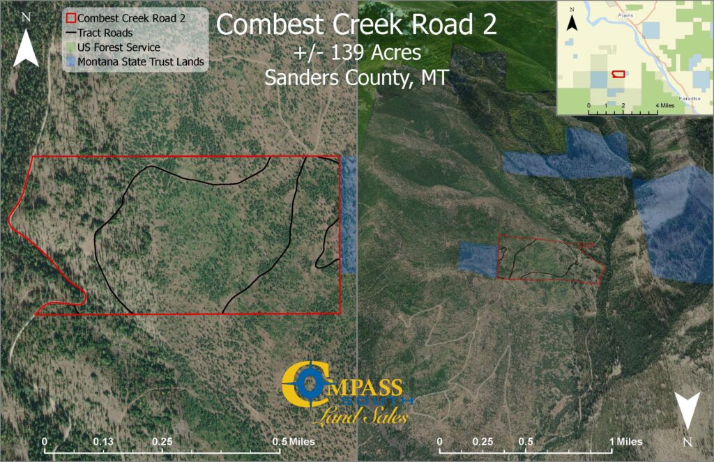 Combest Creek Road Tract 2 Location Map 