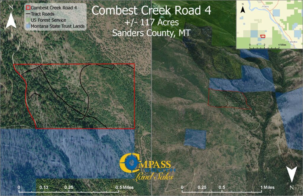Combest Creek Road Tract 4 Location Map 