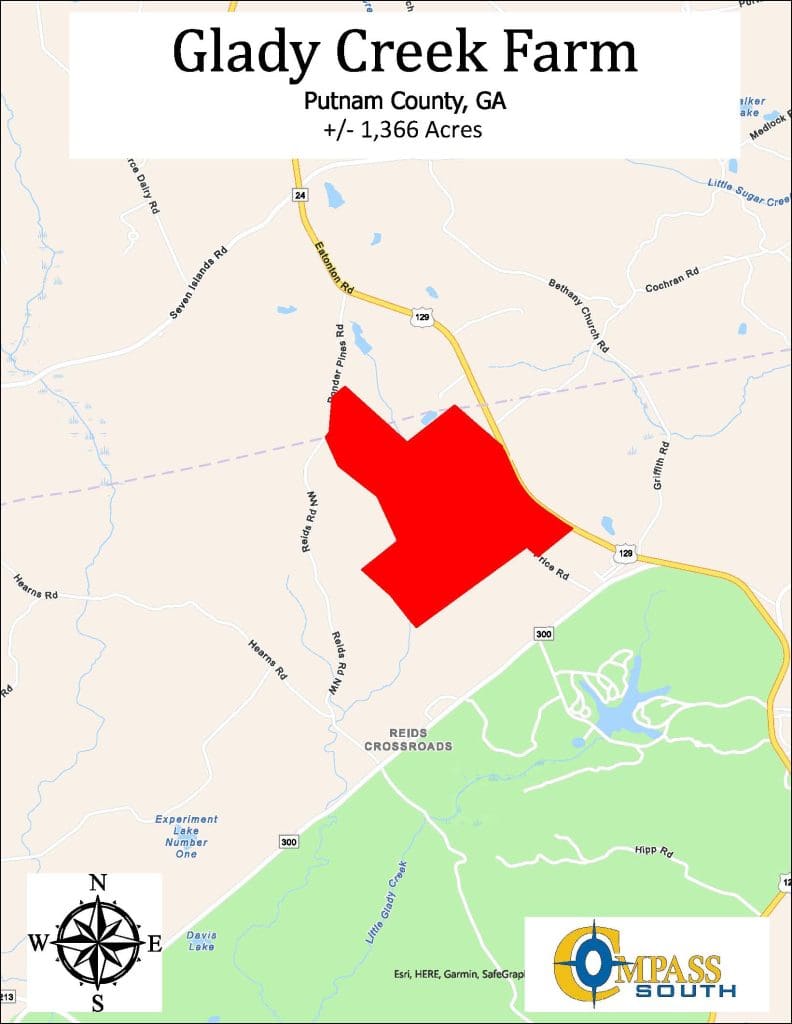 Glady Creek Farm Location Map 3