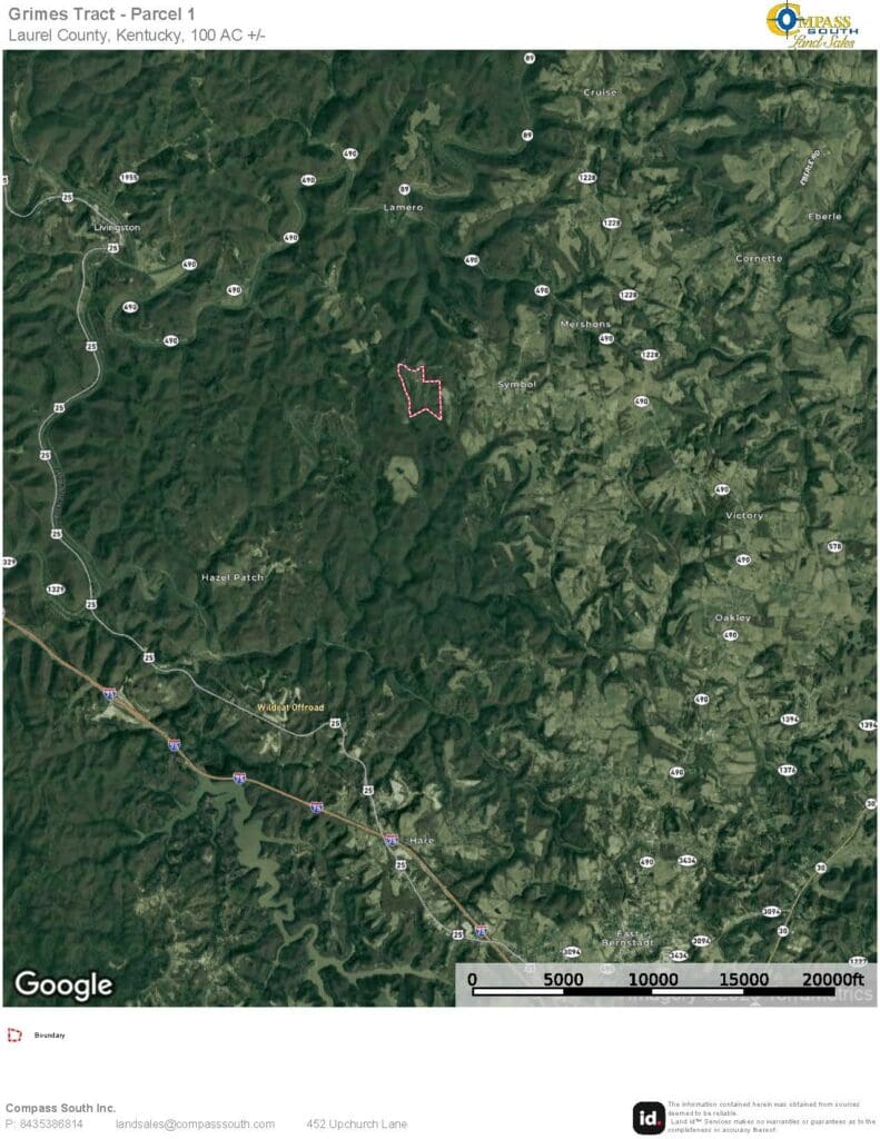 Grimes Tract – Parcel 1 Location Map 2