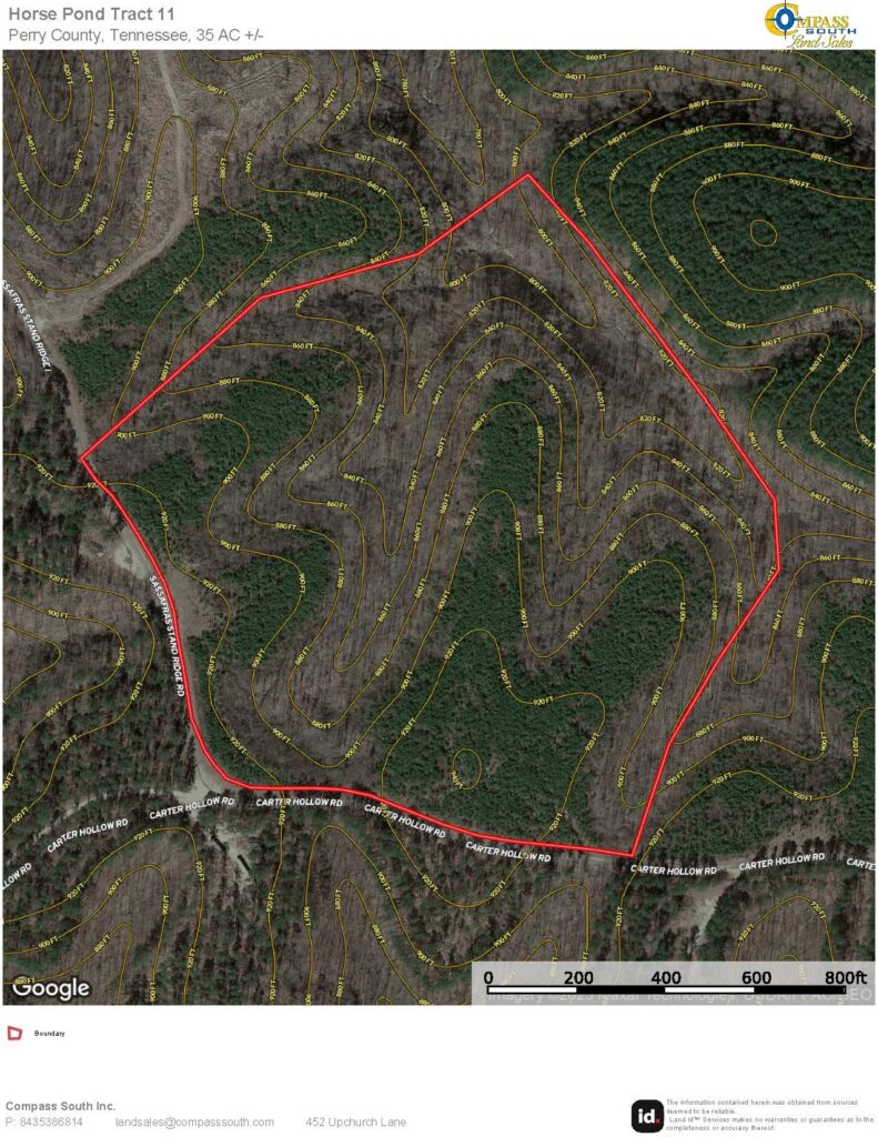Horse Pond Tract 11 Aerial Map 2
