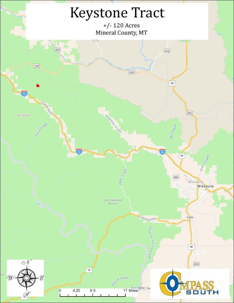 Keystone Tract Location Map 