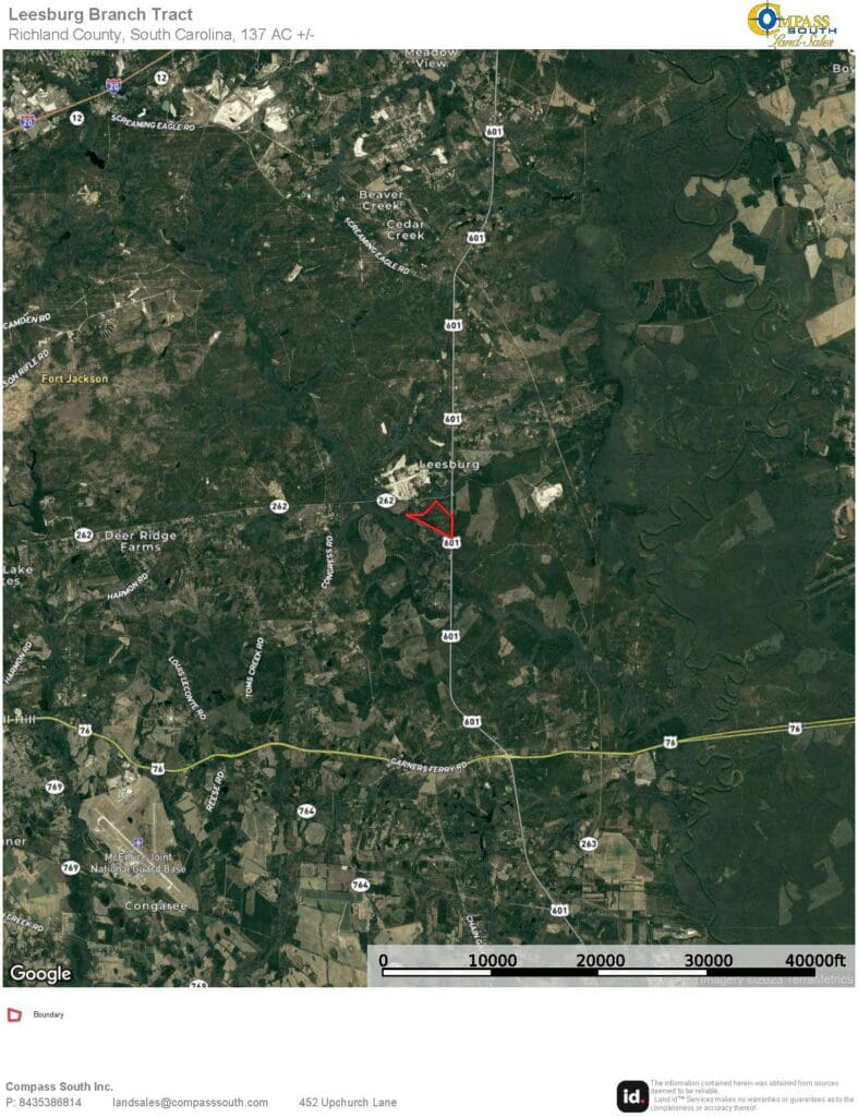 Leesburg Branch Tract Location Map 2