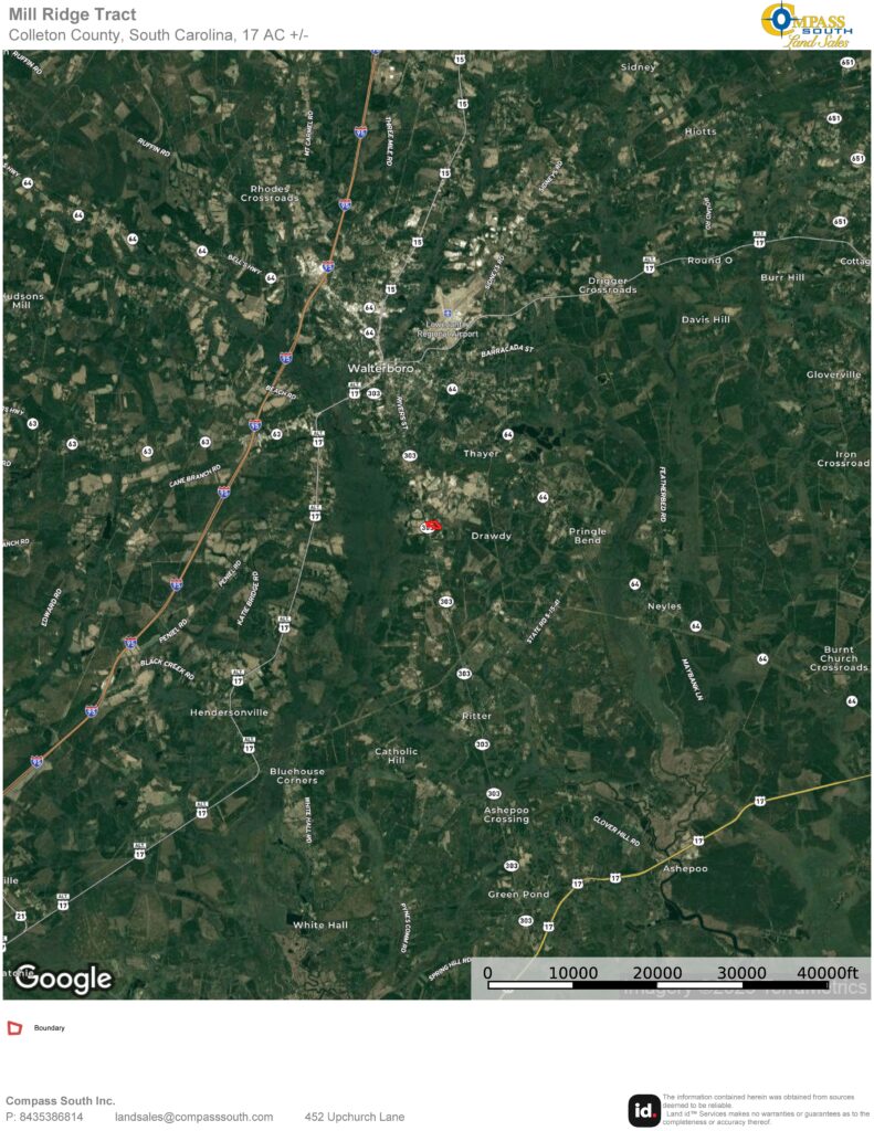 Mill Ridge Tract Location Map 1