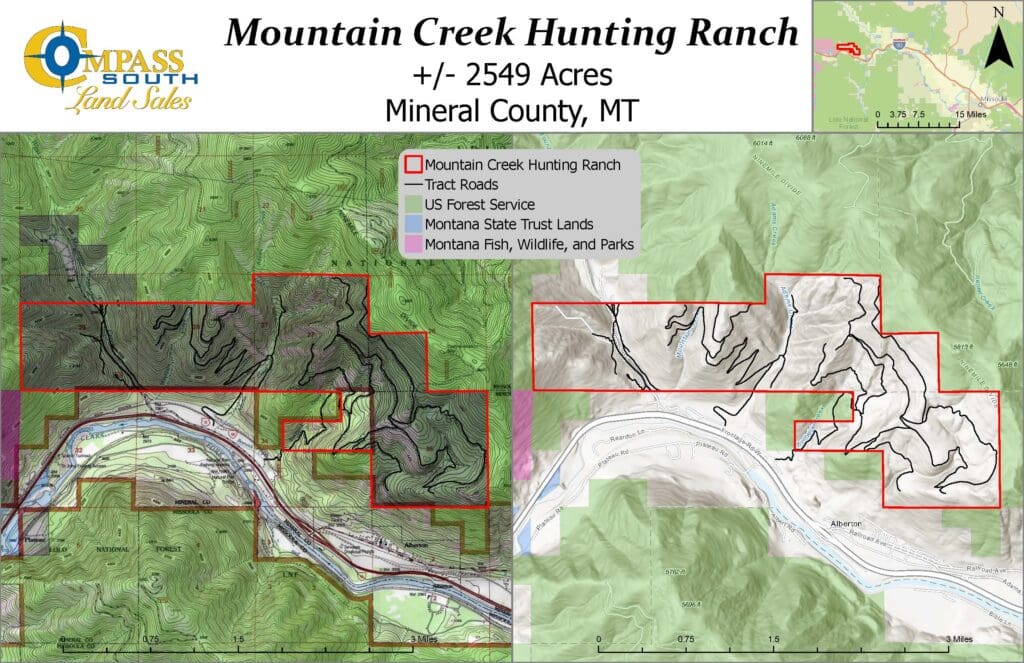 Mountain Creek Hunting Ranch
Montana land for sale