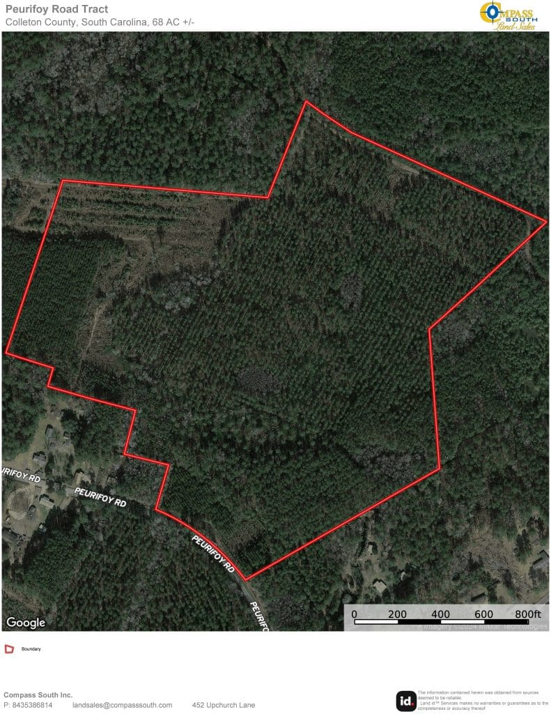 Peurifoy Road Tract Aerial Map 