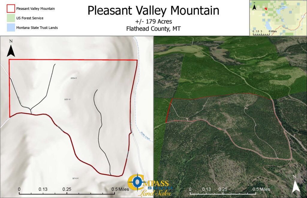 Pleasant Valley Mountain Tract Location Map 