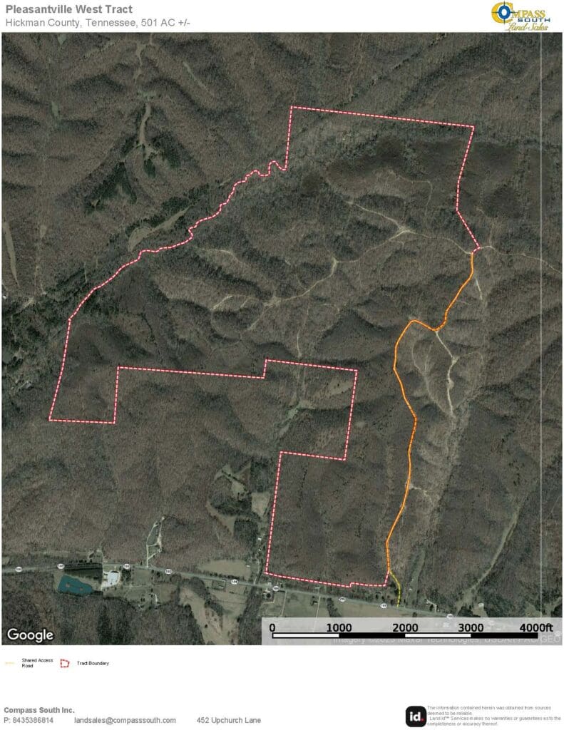 Pleasantville West Tract Aerial Map 