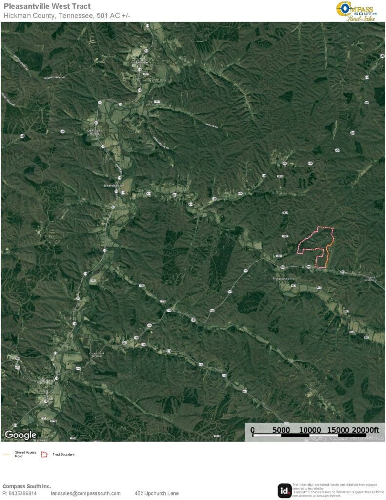 Pleasantville West Tract Location Map 2