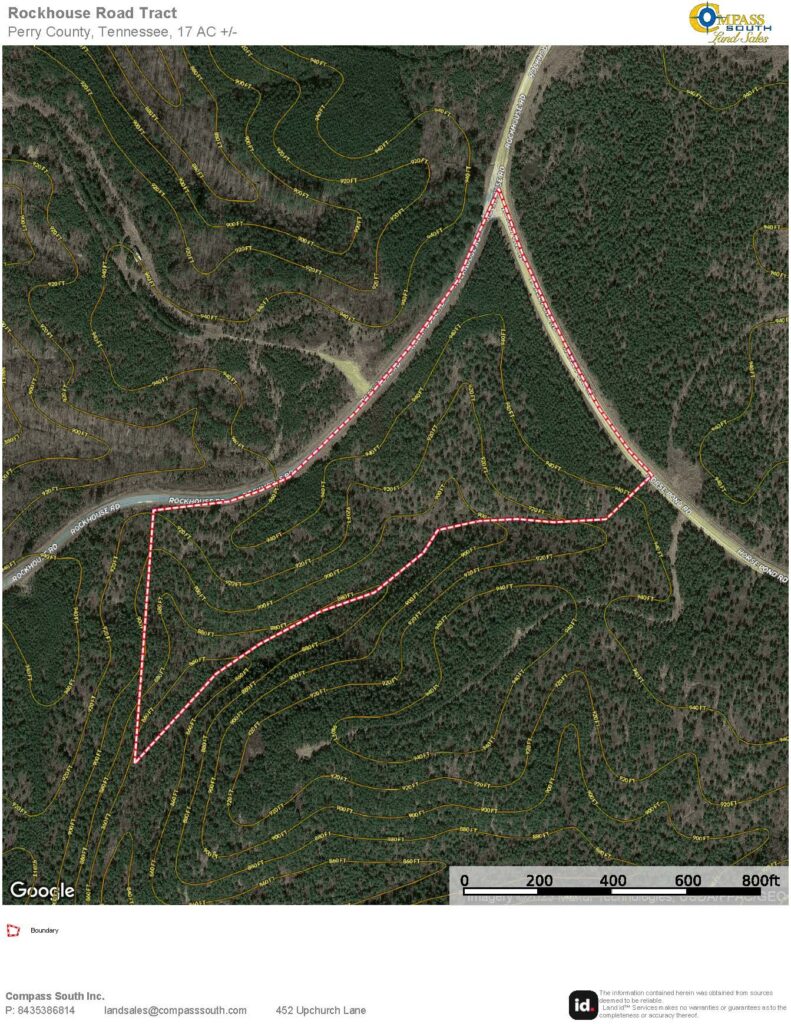 Rockhouse Road Tract Aerial Map 2