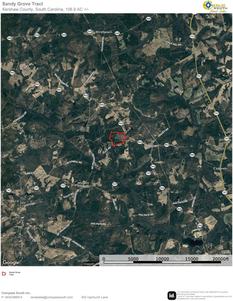 Sandy Grove Tract Location Map 2