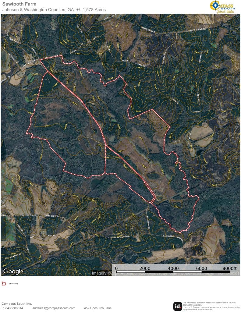Sawtooth Farm Aerial Map 1