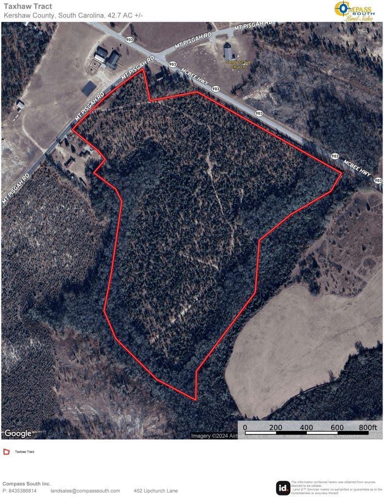 Taxhaw Tract Aerial Map 