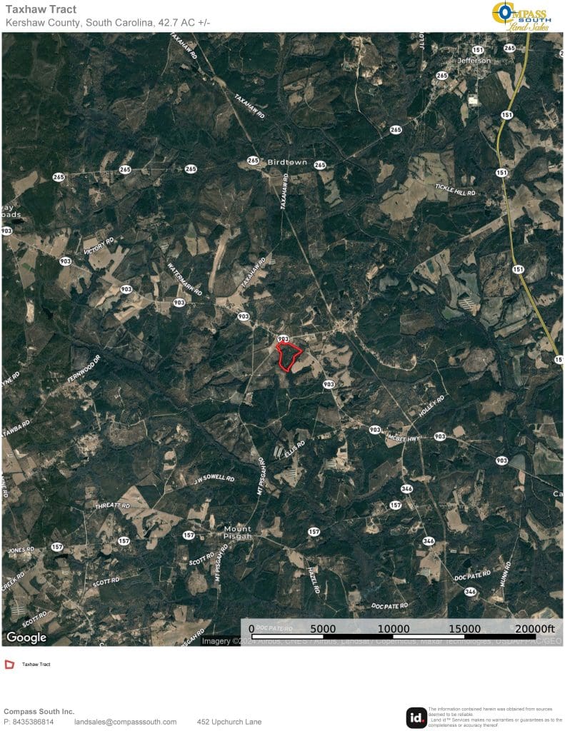 Taxhaw Tract Location Map 2