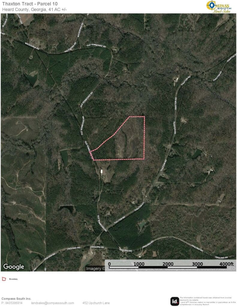 Thaxton Tract Parcel 10 Location Map 2