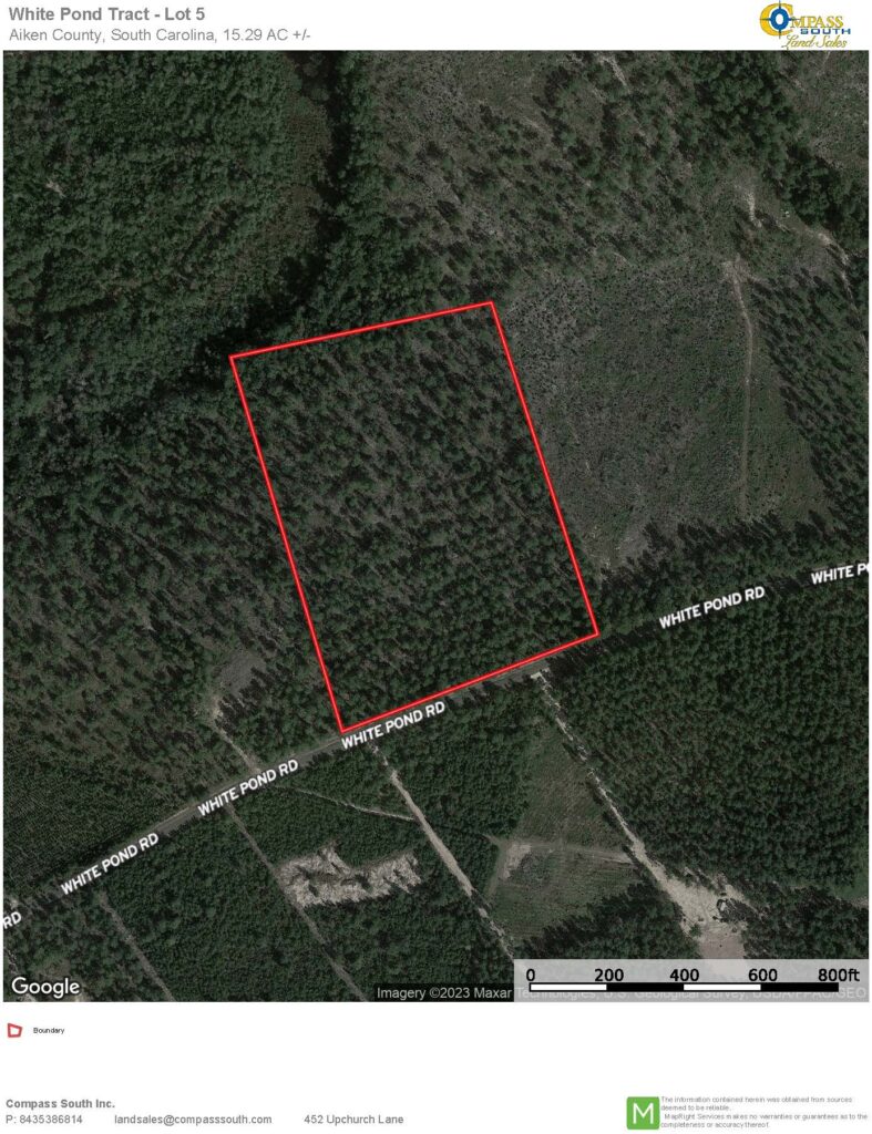 White Pond Road Lot 5 Aerial Map 