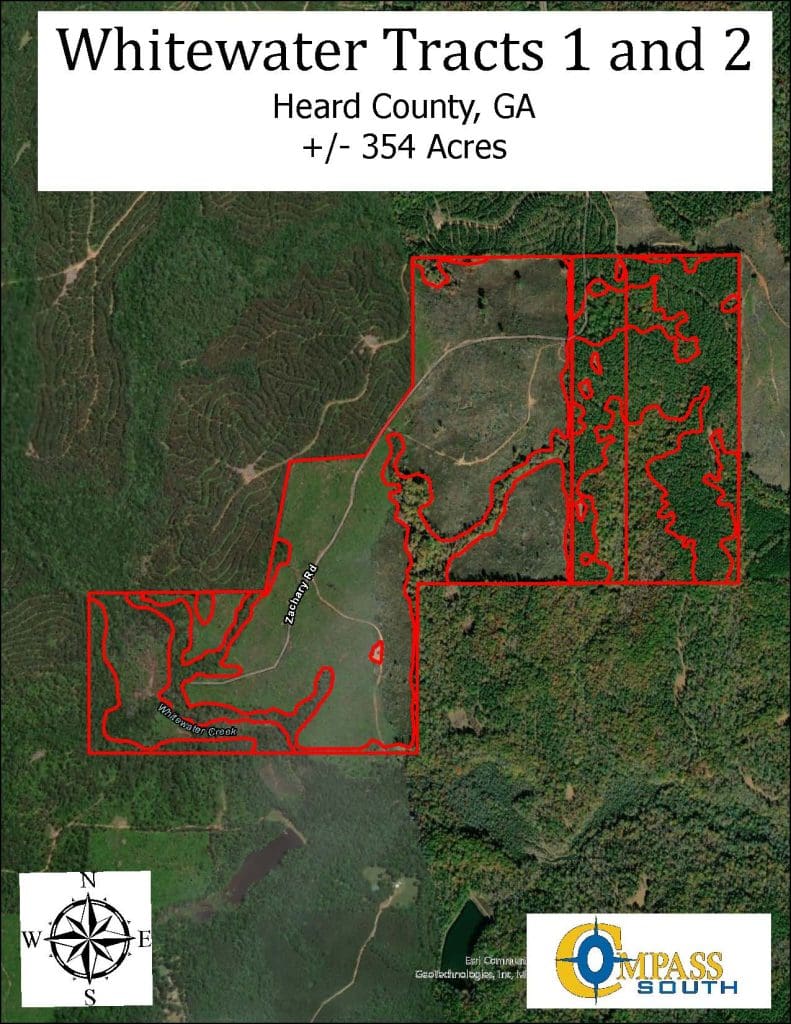 Whitewater Tracts 1 & 2 Location Map Type Map 