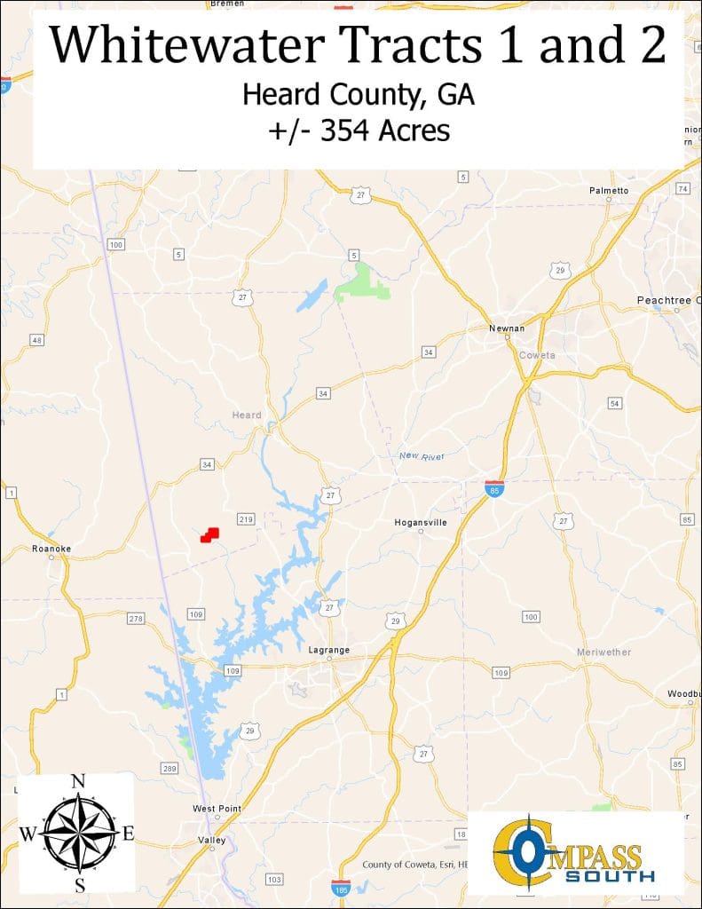 Whitewater Tracts 1 & 2 Location Map 