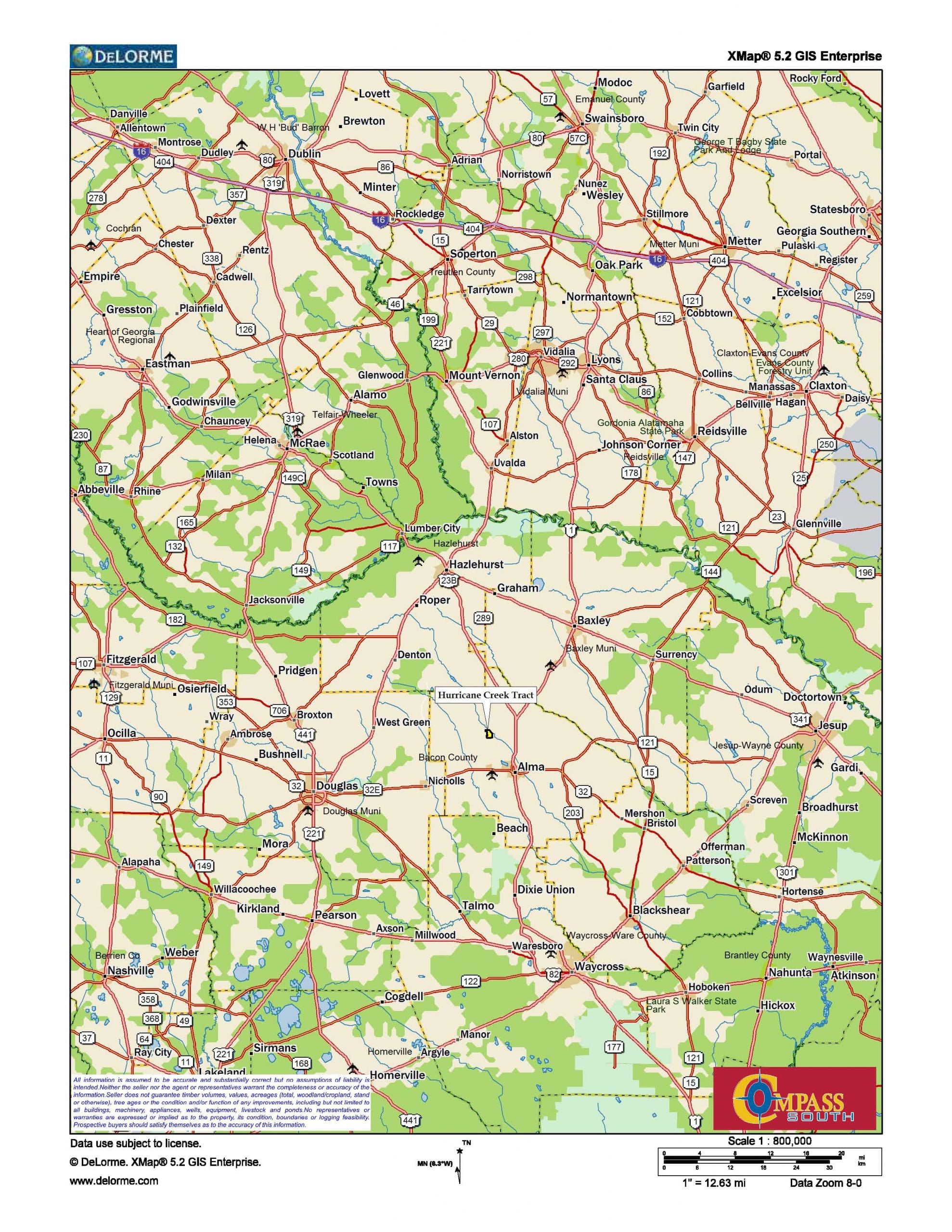 Hurricane Creek Tract Loc1