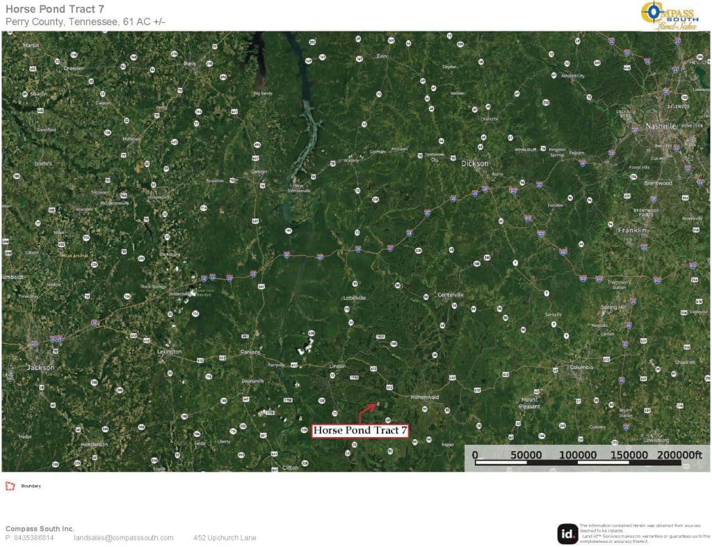 Horse Pond Tract 7 Location Map 