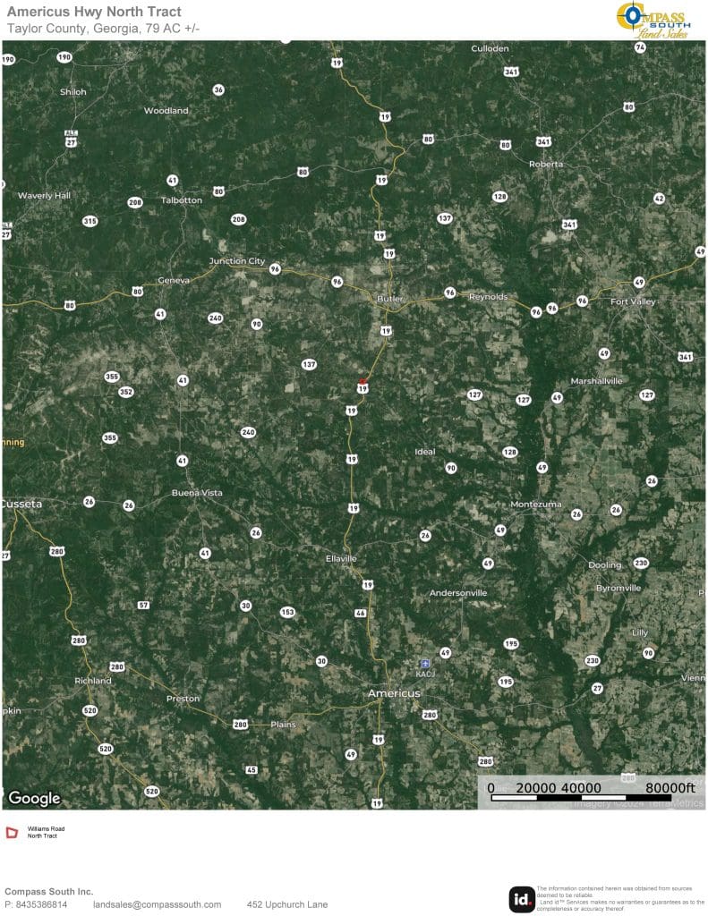 Americus Hwy North Tract Location Map 