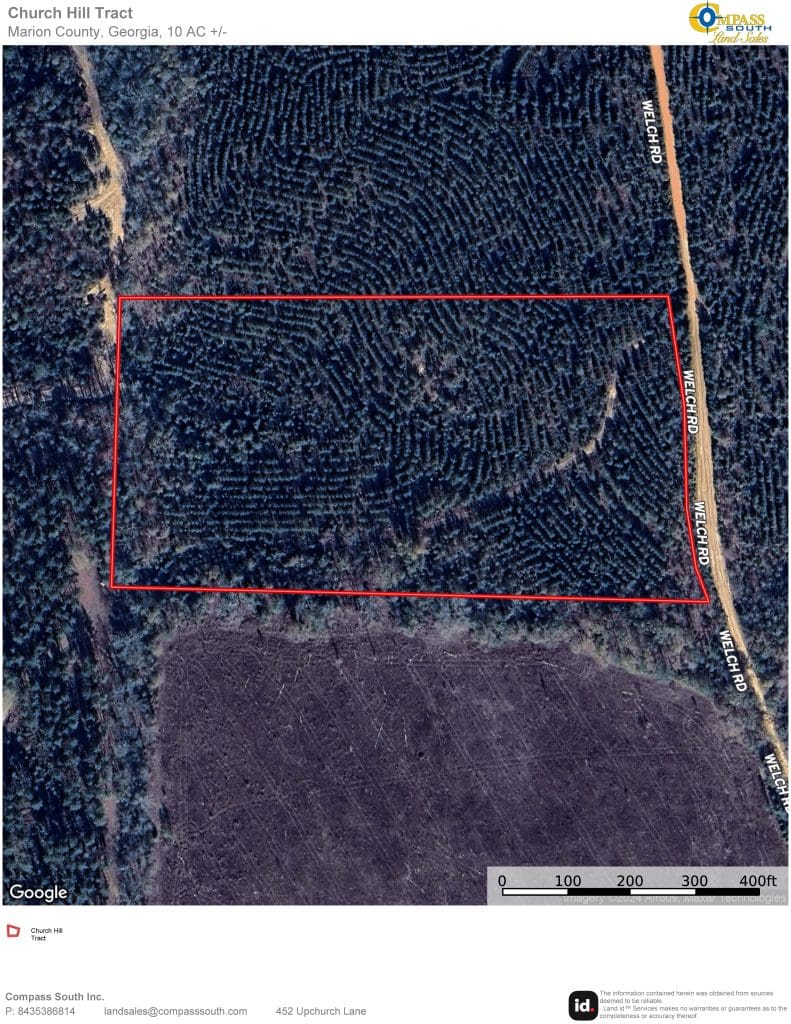 Church Hill Tract Aerial Map 