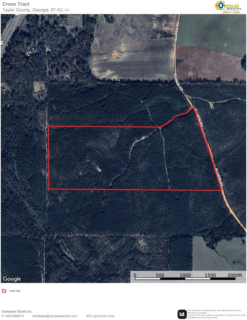 Cross Tract Aerial Map 