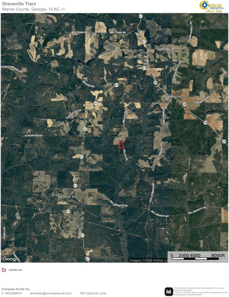 Draneville Tract Location Map 2