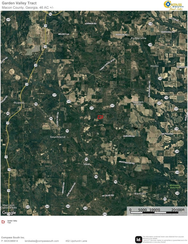 Garden Valley Tract Location Map 2