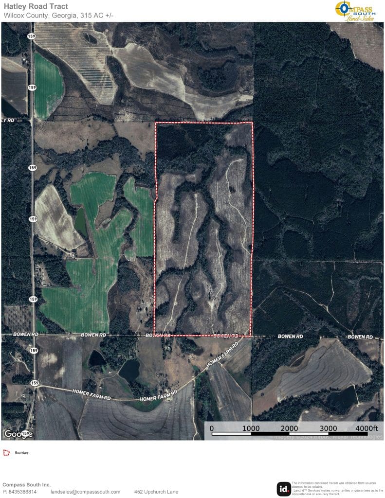 Hatley Road Tract Aerial Map 