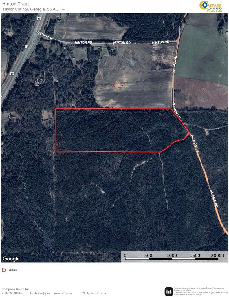 Hinton Tract Aerial Map 