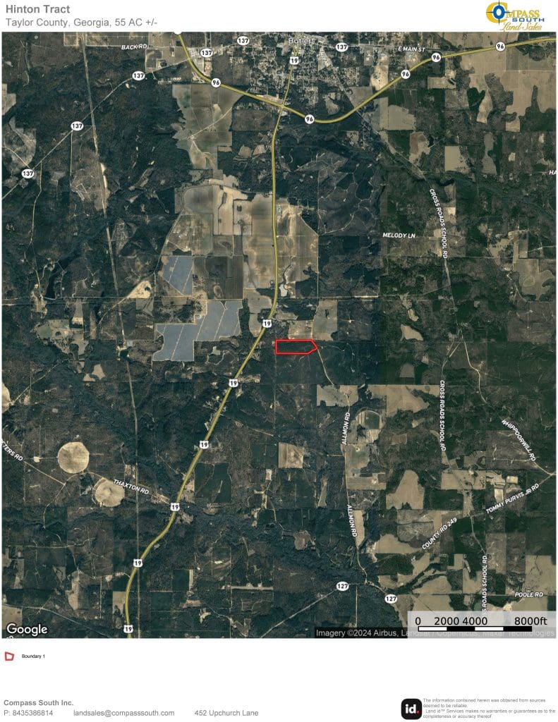 Hinton Tract Location Map 2