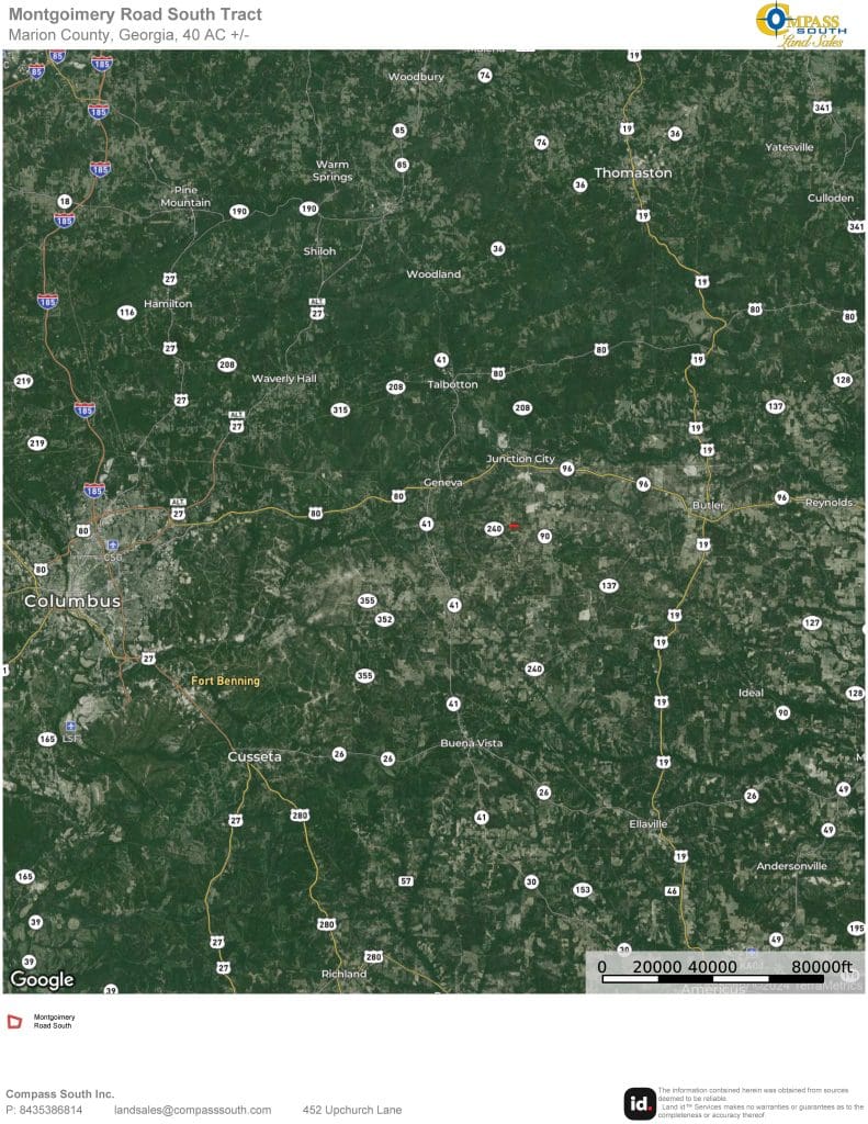 Montgomery Road South Tract Location Map 