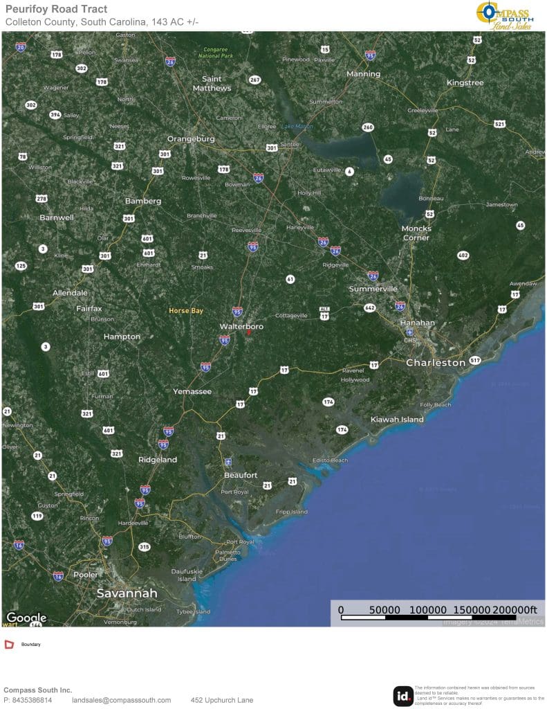 Peurifoy Road Tract Location Map 