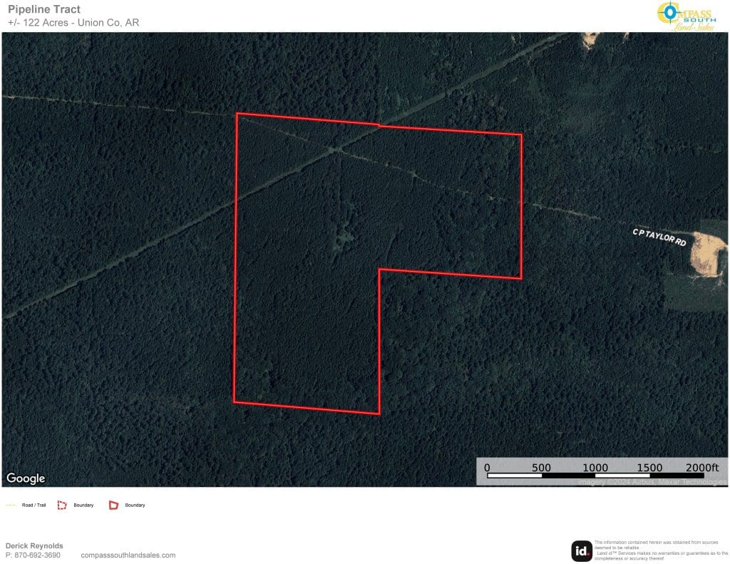 Pipeline Tract Aerial Map 