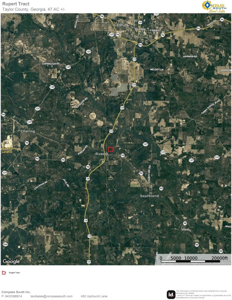 Rupert Tract Location Map 2