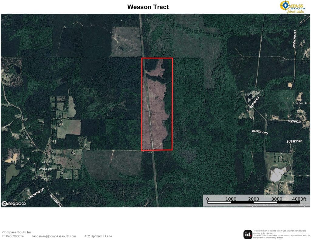 Wesson Tract Aerial Map 