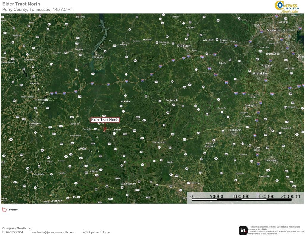 Elder Tract North Location Map 