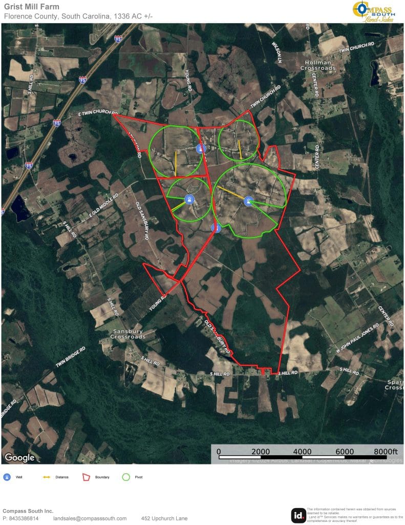 Grist Mill Farm Aerial Map 1
SC land for sale