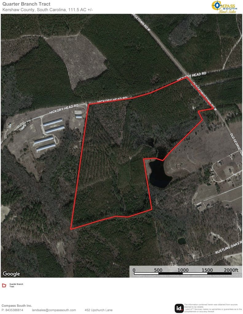 Quarter Branch Tract Aerial Map 