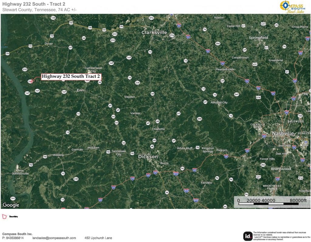 Highway 232 South Tract 2 Location Map 