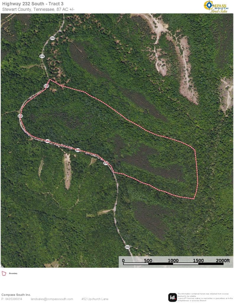 Highway 232 South Tract 3 Aerial Map 