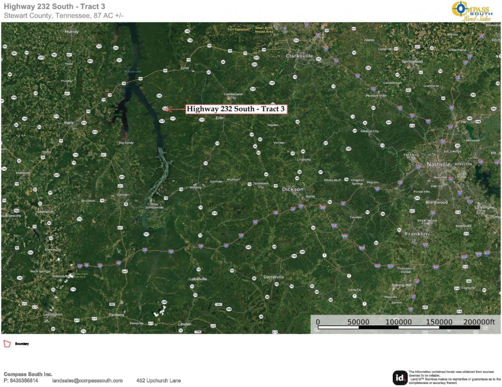 Highway 232 South Tract 3 Location Map 1
